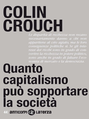 cover image of Quanto capitalismo può sopportare la società